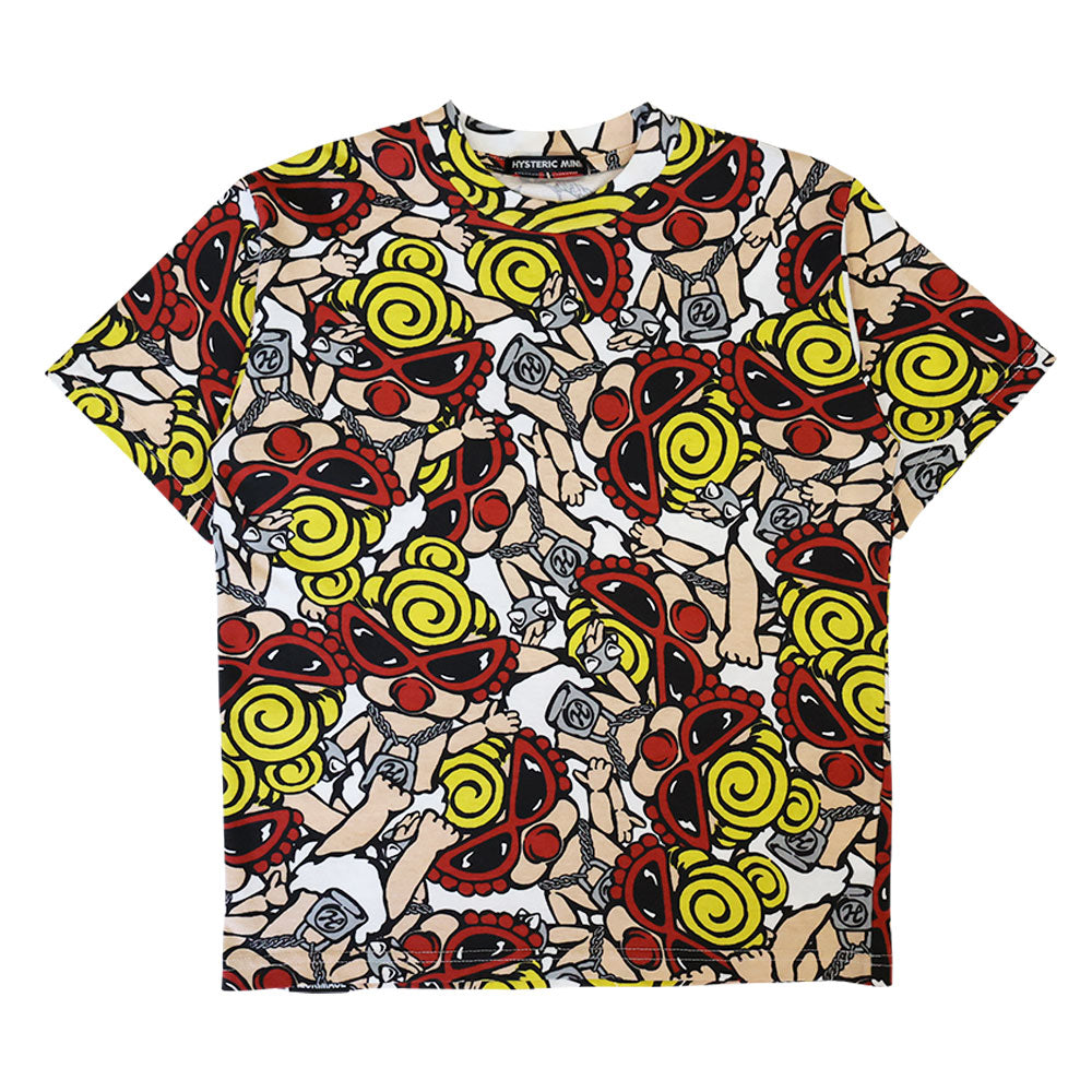 MINI DOLL総柄 半袖Tシャツ