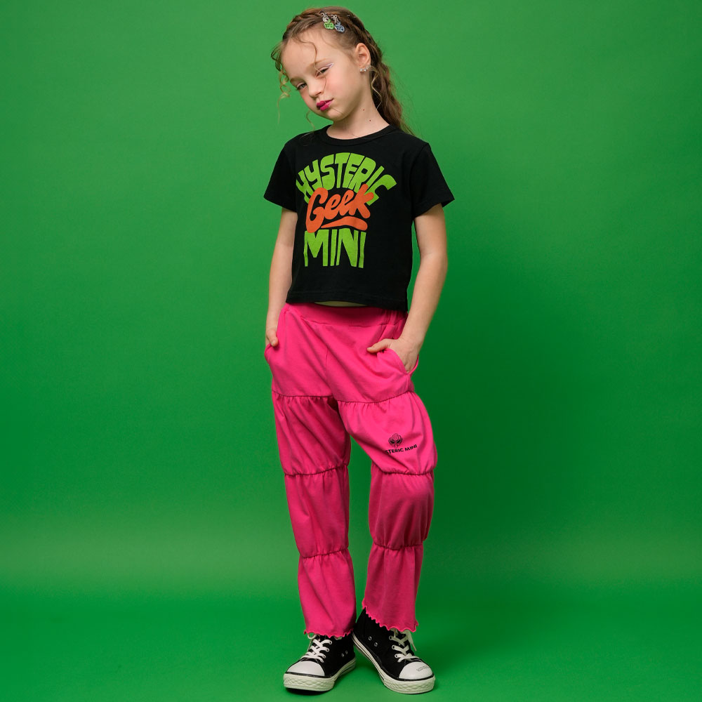HYSTERIC GEEK ショート丈半袖Tシャツ