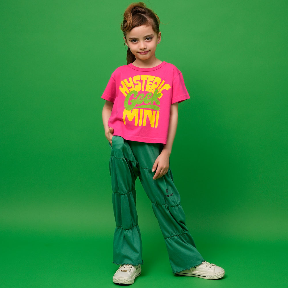 HYSTERIC GEEK ショート丈半袖Tシャツ
