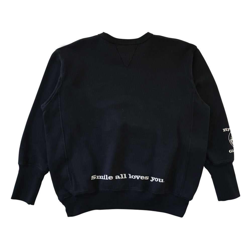 SMILES ALL LOVES YOU 裏毛トレーナー
