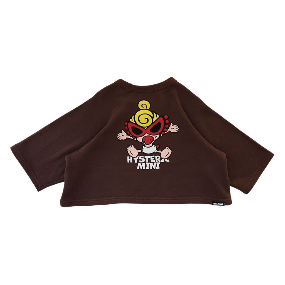 STANDARD MINI FACE&LOGO ショート丈裏毛 トレーナー