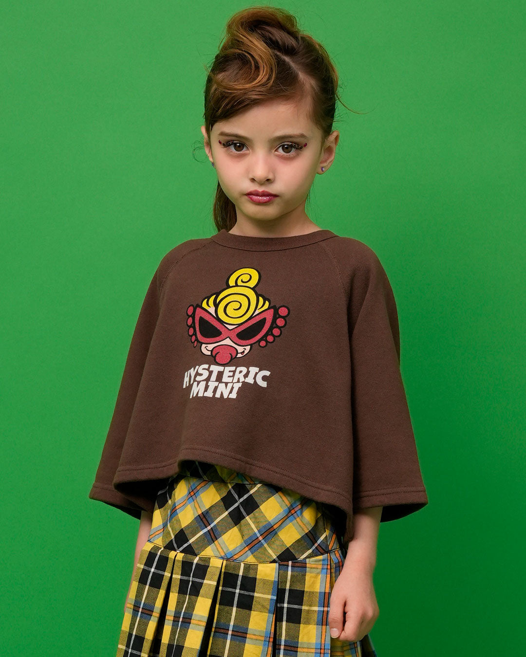 STANDARD MINI FACE&LOGO ショート丈裏毛 トレーナー