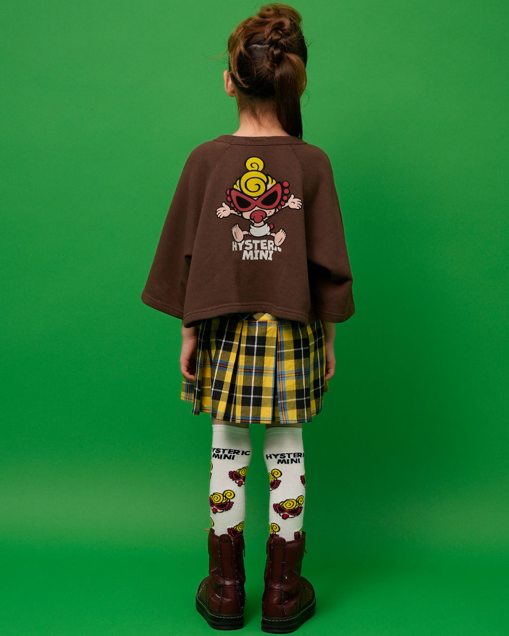 STANDARD MINI FACE&LOGO ショート丈裏毛 トレーナー