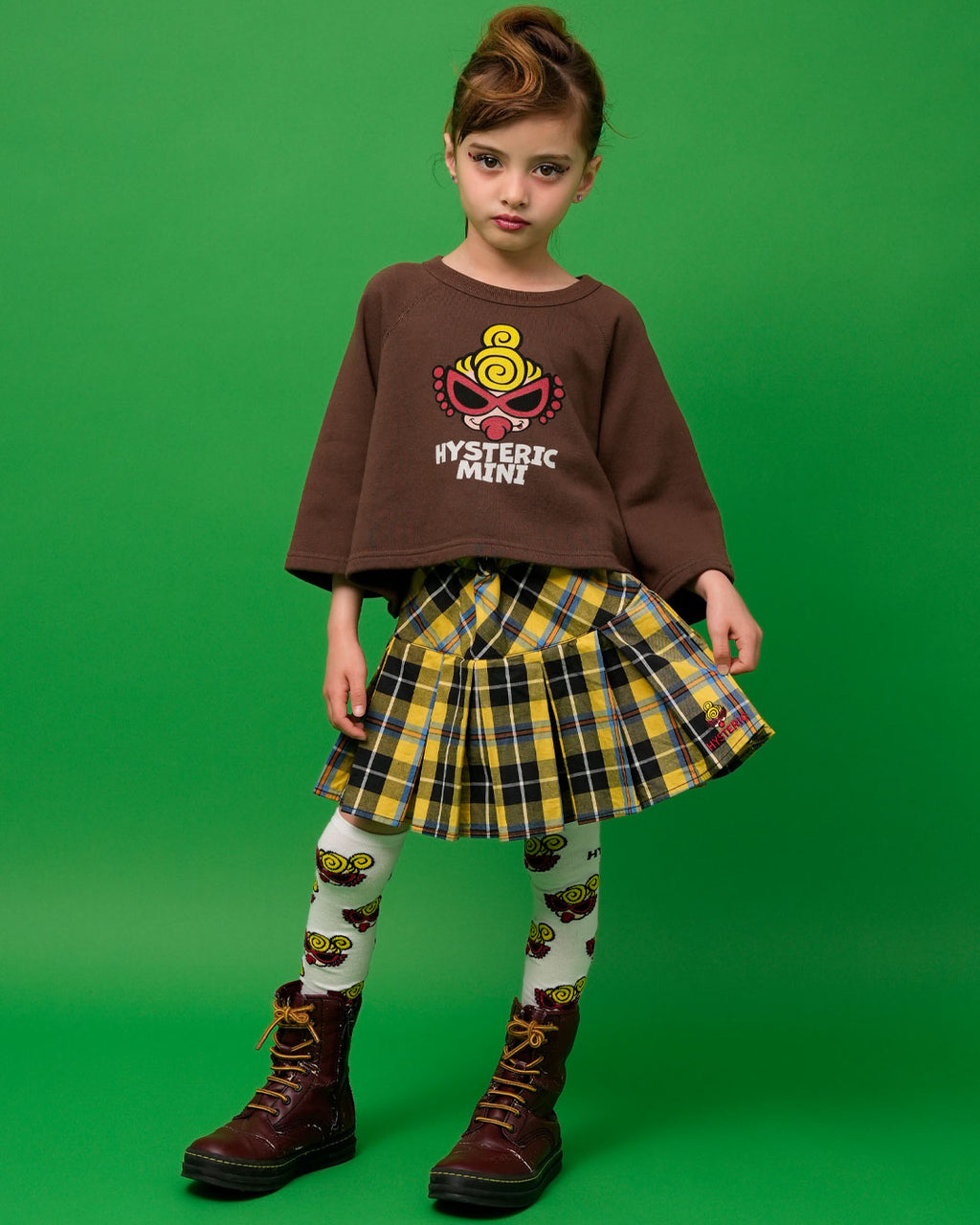 STANDARD MINI FACE&LOGO ショート丈裏毛 トレーナー