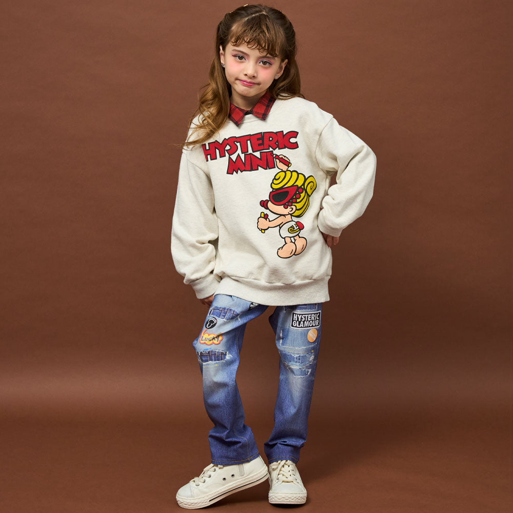 DRAWING MINI 裏毛トレーナー