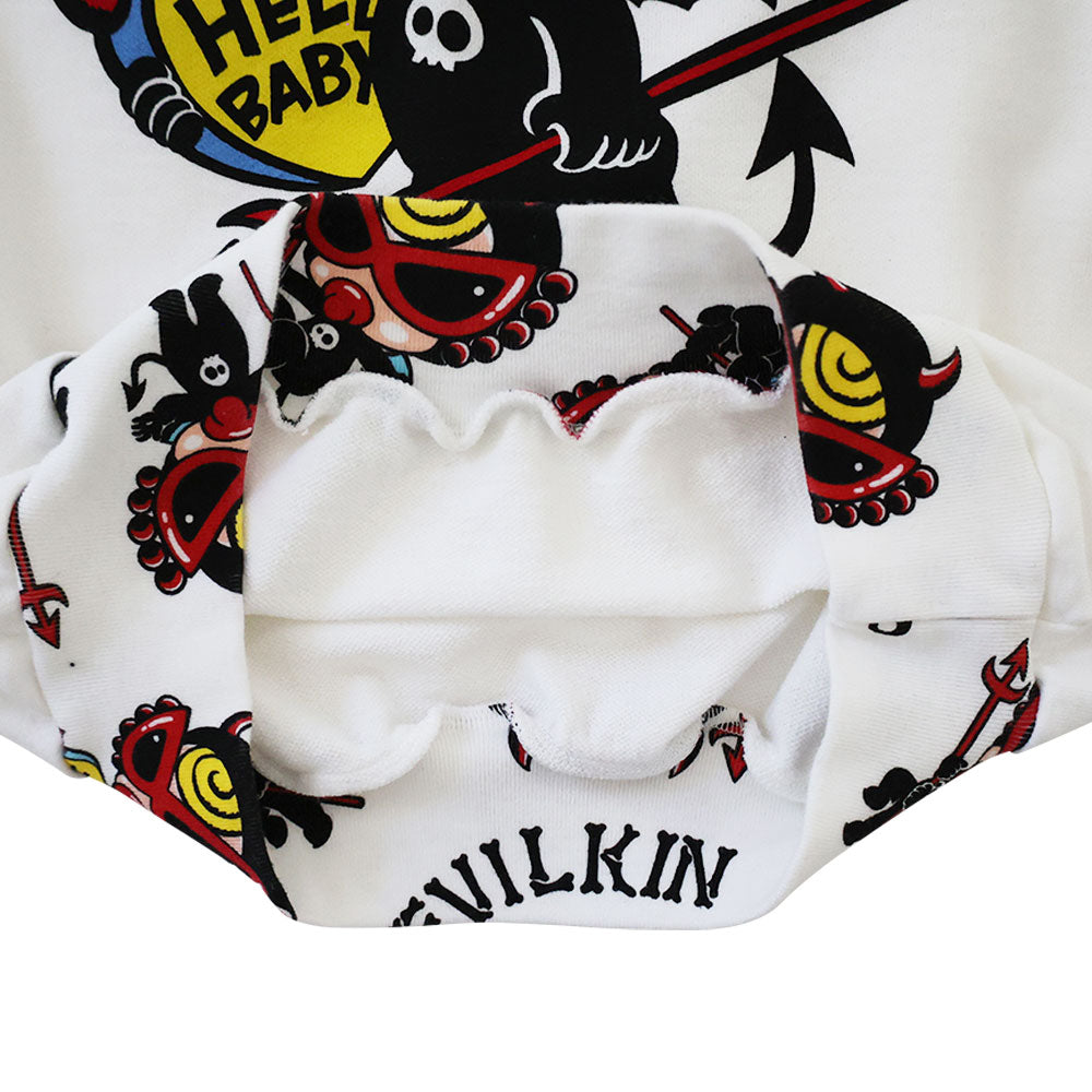 DEVILKIN ラグラン 裏毛トレーナー