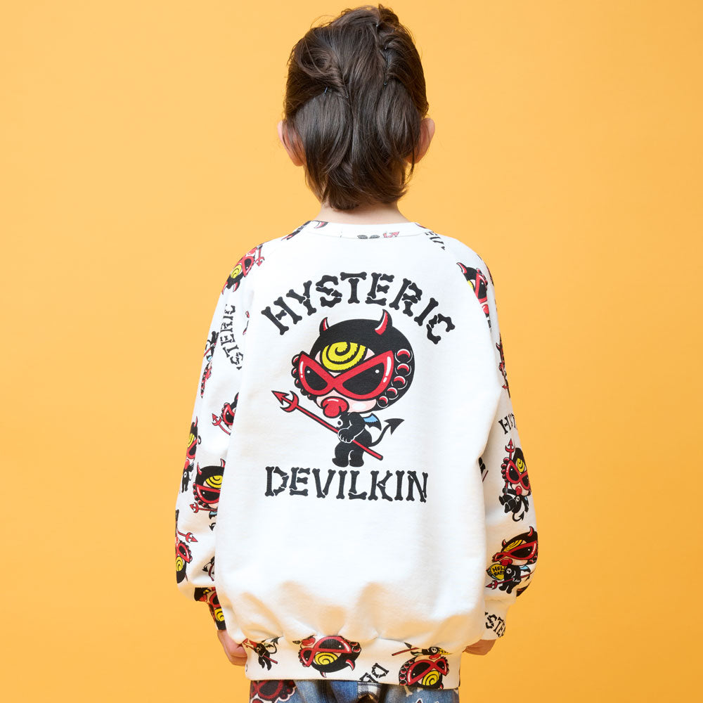 DEVILKIN ラグラン 裏毛トレーナー