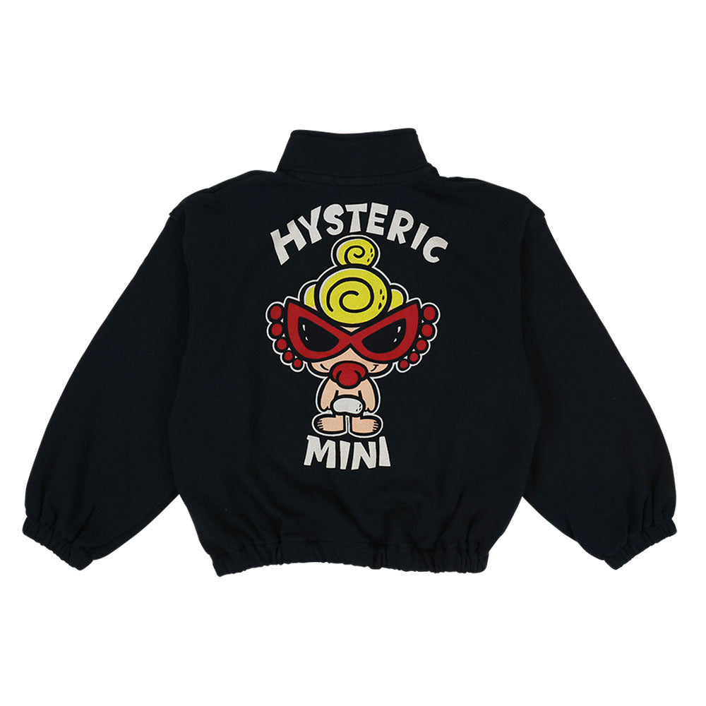 PUFF MINI ジップアップ 裏毛トレーナー