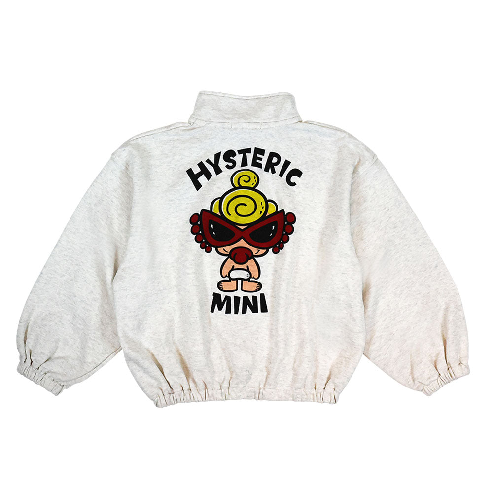 PUFF MINI ジップアップ 裏毛トレーナー