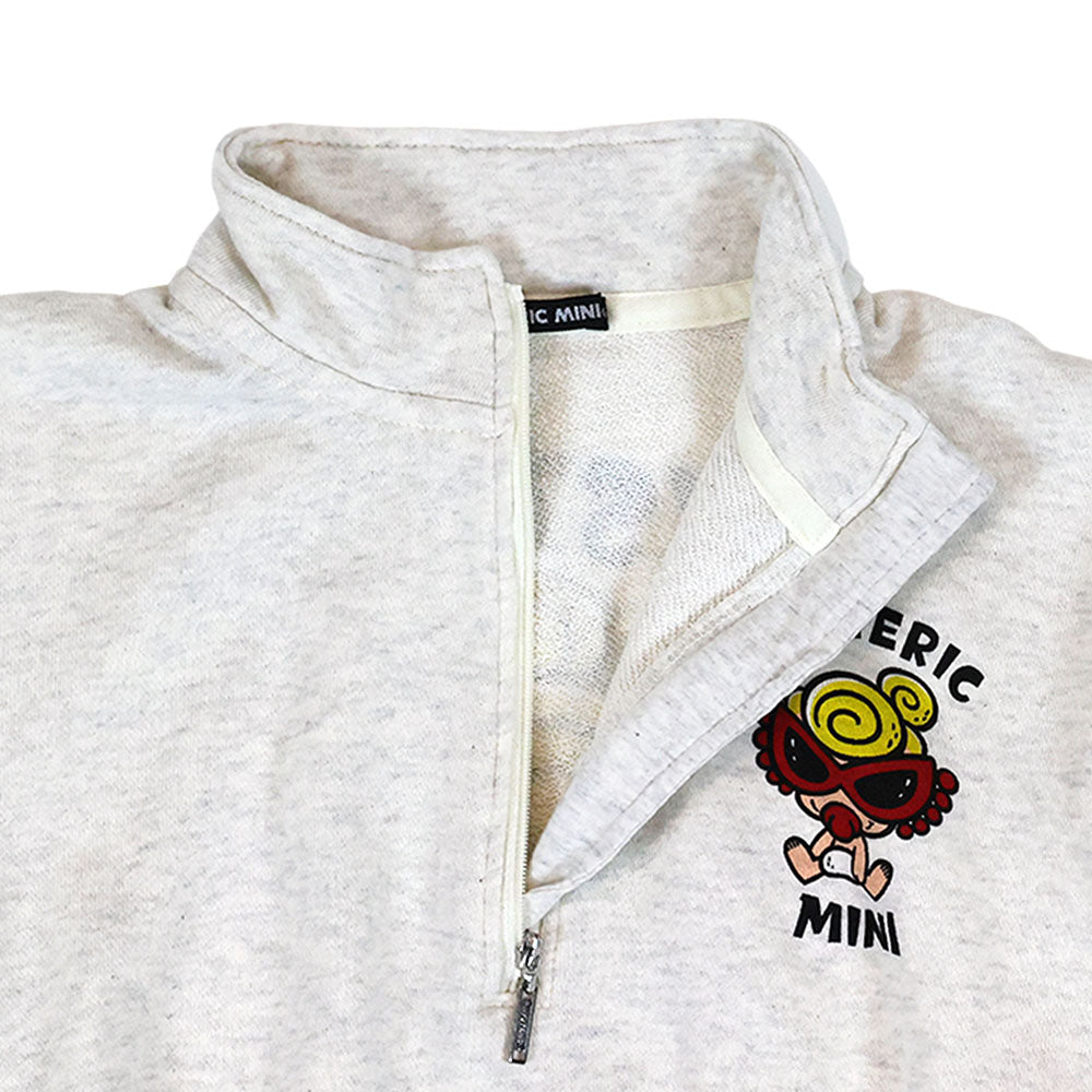 PUFF MINI ジップアップ 裏毛トレーナー