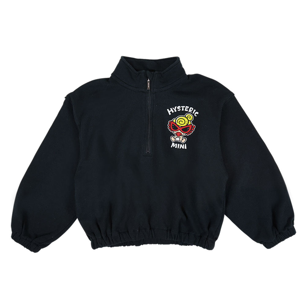 PUFF MINI ジップアップ 裏毛トレーナー