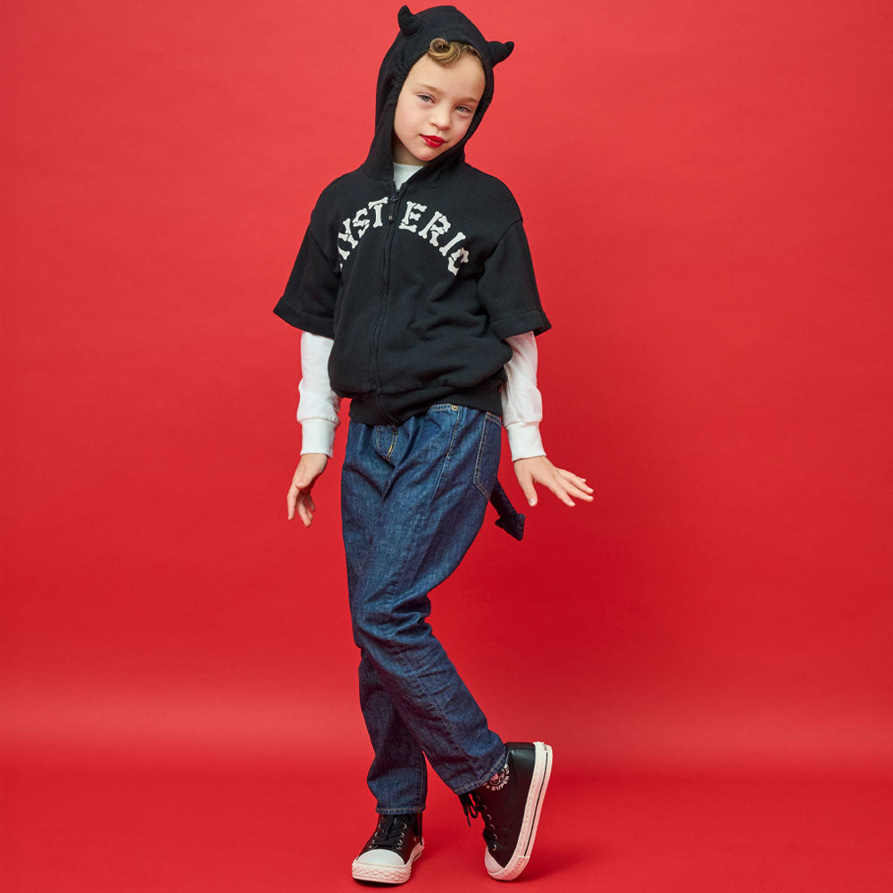 DEVILKIN 2WAY つの付き パーカー