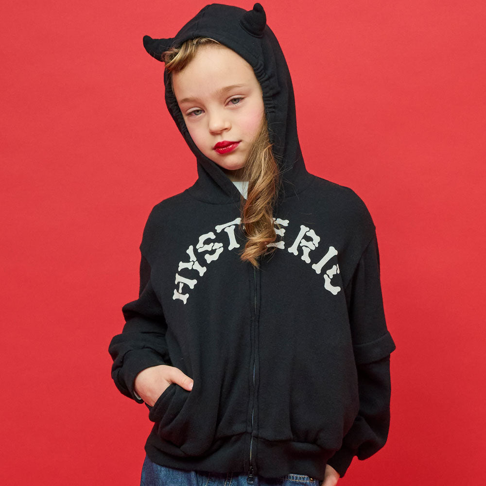 DEVILKIN 2WAY つの付き パーカー