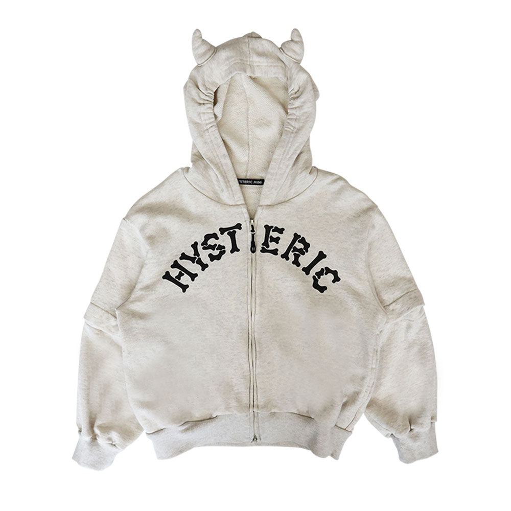 DEVILKIN 2WAY つの付き パーカー