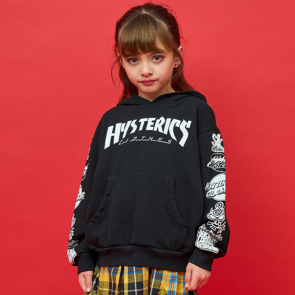 HYSTERIC GRAPHIC ALLOVER 裏毛パーカー