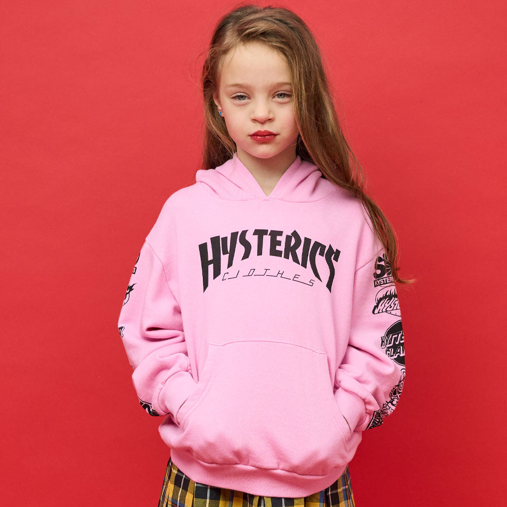 HYSTERIC GRAPHIC ALLOVER 裏毛パーカー