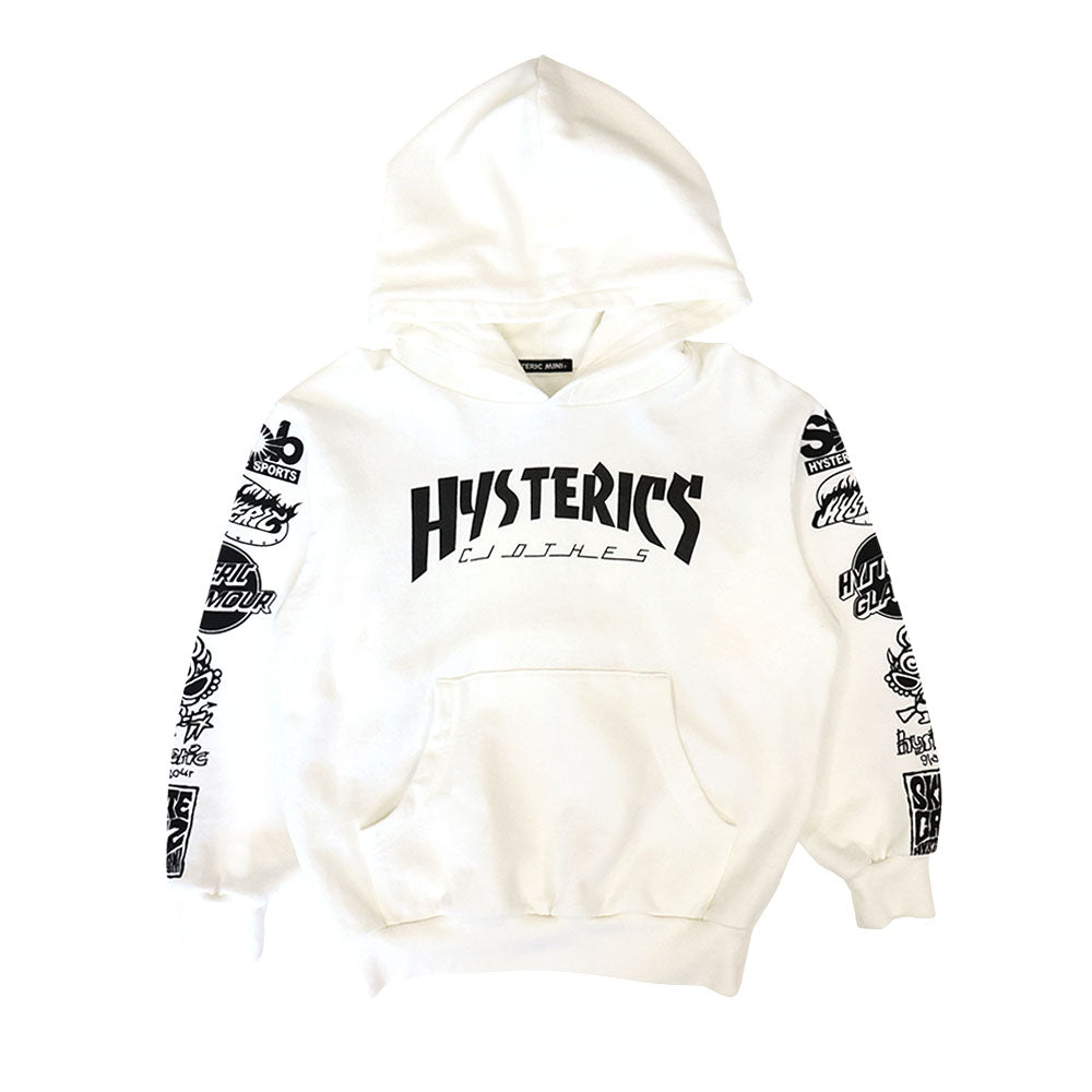 HYSTERIC GRAPHIC ALLOVER 裏毛パーカー