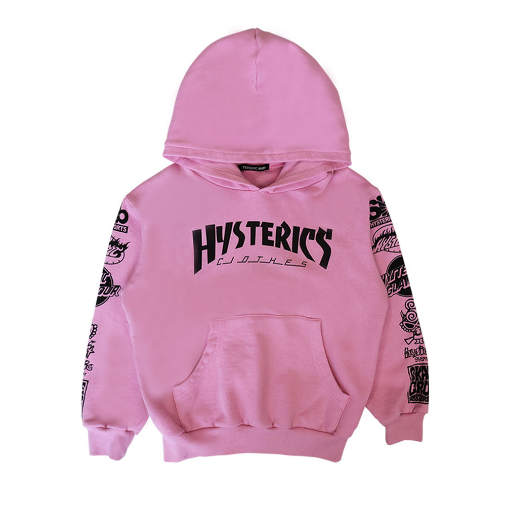 HYSTERIC GRAPHIC ALLOVER 裏毛パーカー