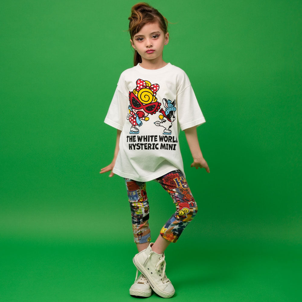 1MESSY PATCHWORK総柄 Viscotex 7分丈レギンス – Hystericmini OnlineStore