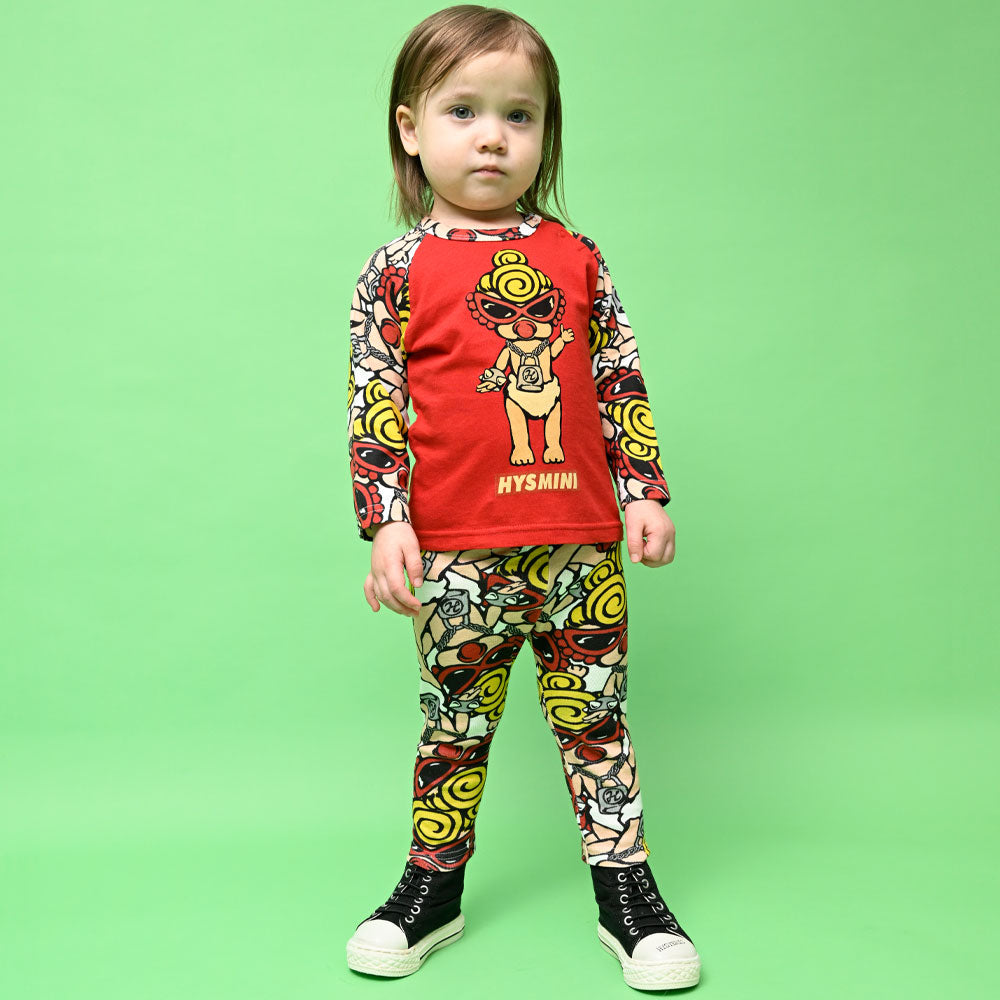 MINI DOLL総柄 10分丈レギンス