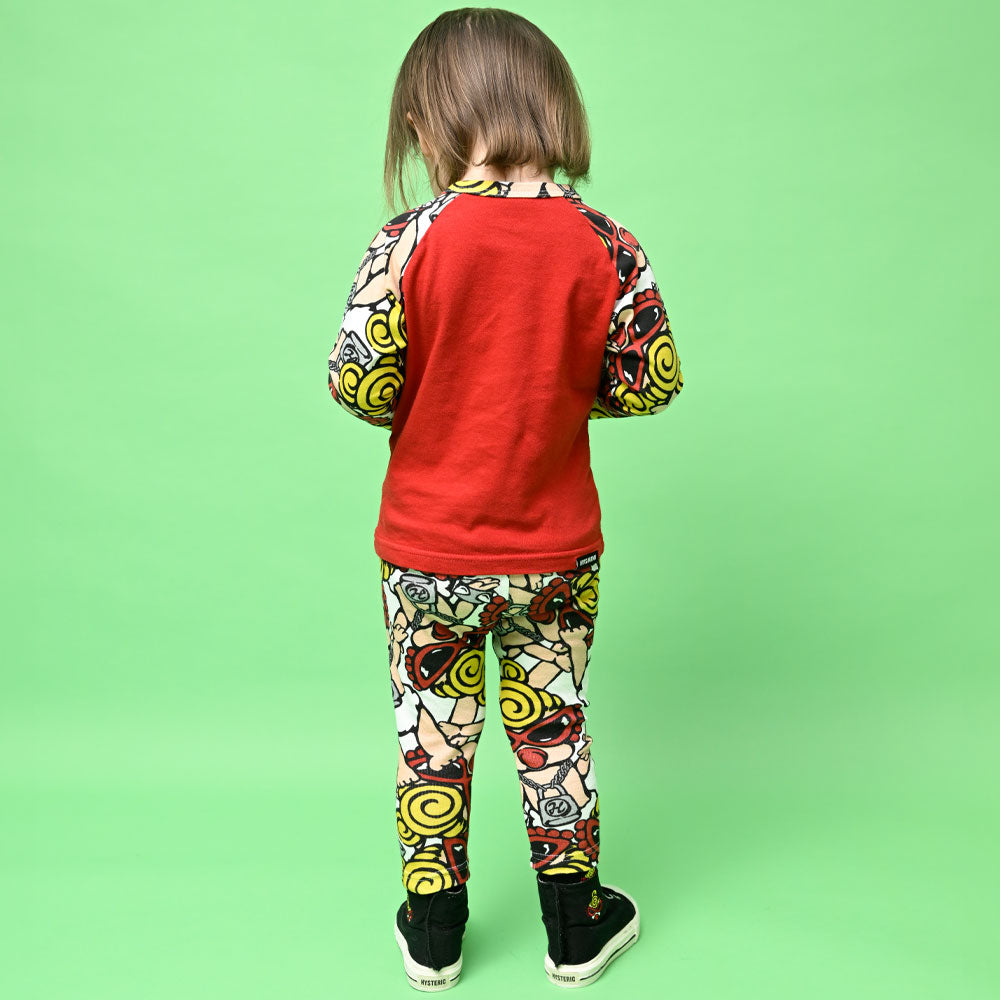 MINI DOLL総柄 10分丈レギンス