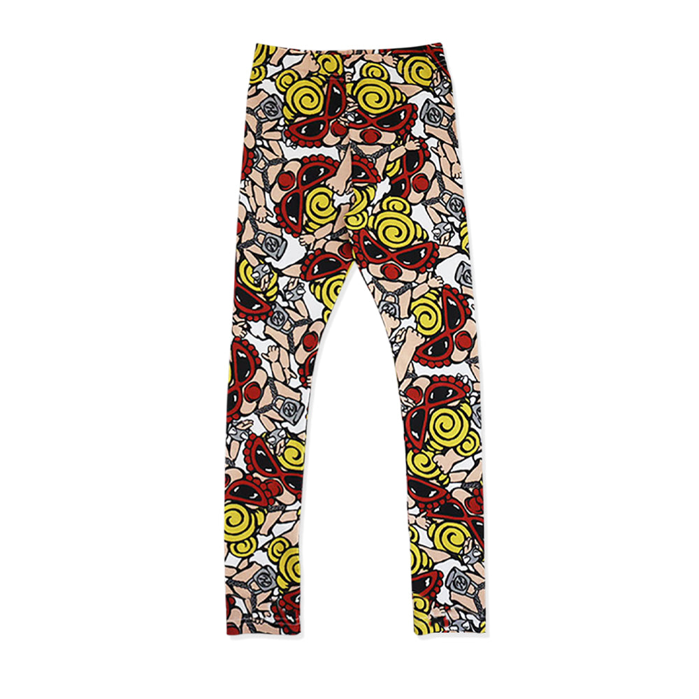 MINI DOLL総柄 10分丈レギンス