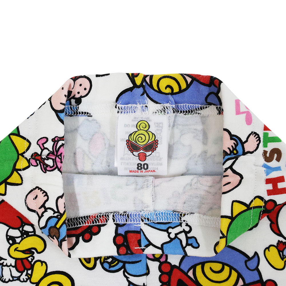 HYS-MINI BAND CLUB総柄 10分丈レギンス