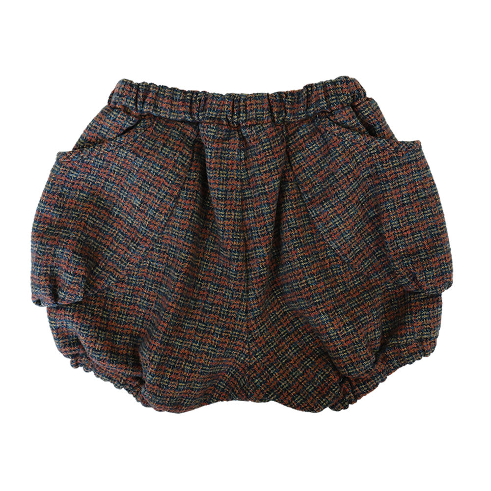 TWEEDY COTTON 刺繍付き ショートパンツ