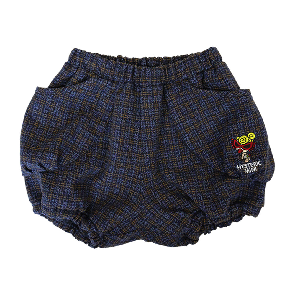 TWEEDY COTTON 刺繍付き ショートパンツ