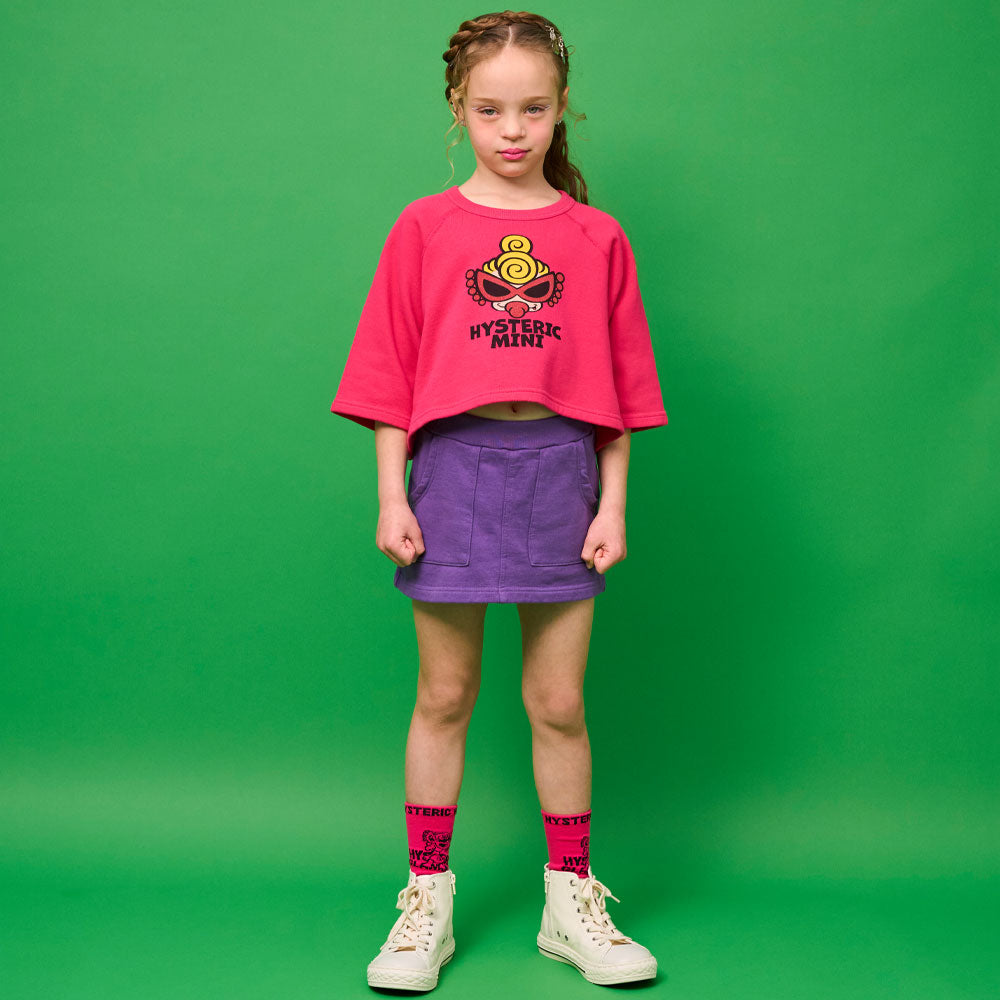 MINI FACE裏毛スカート