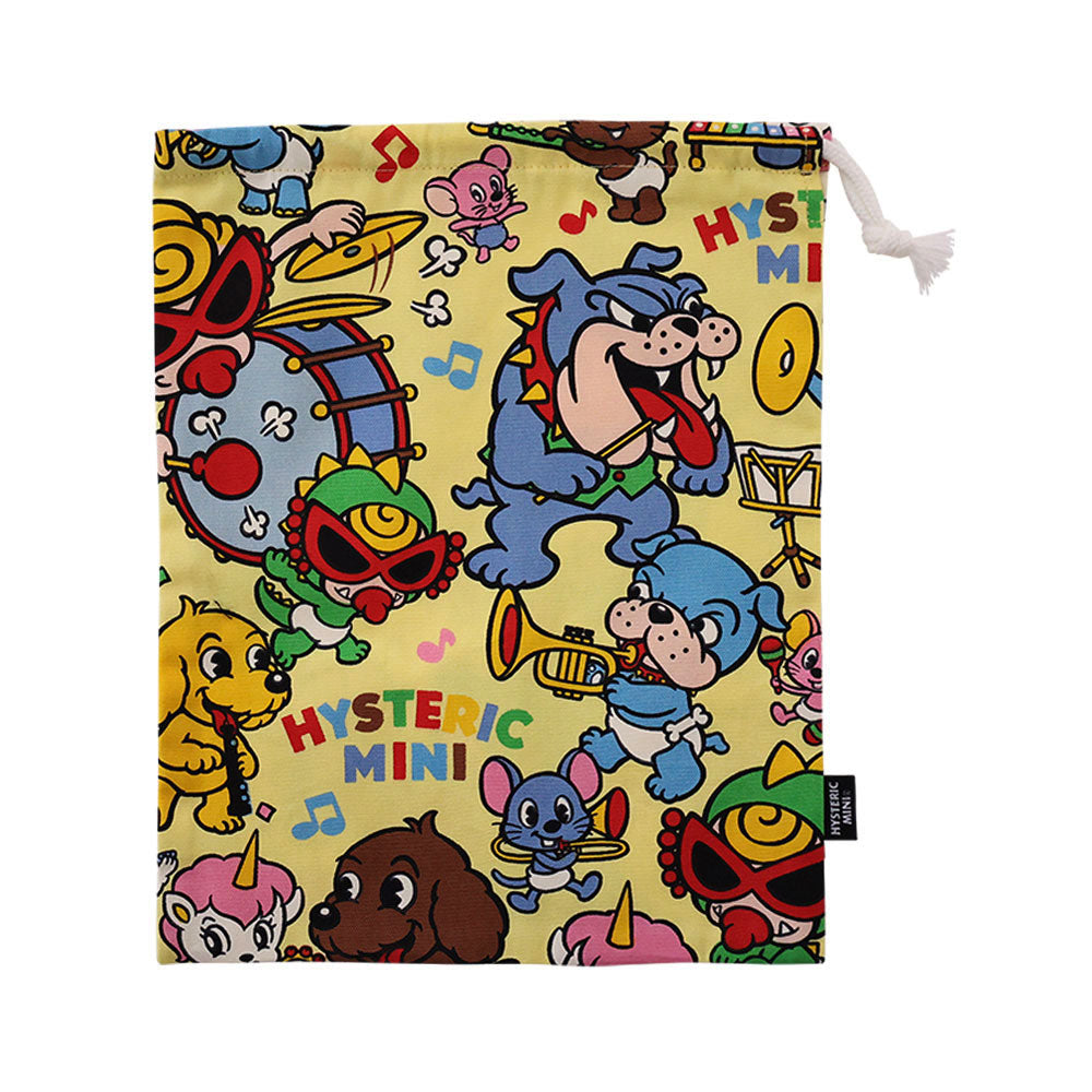 HYS-MINI BAND CLUB総柄 巾着