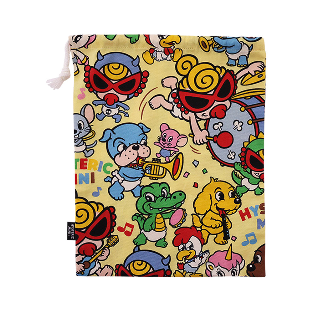 HYS-MINI BAND CLUB総柄 巾着