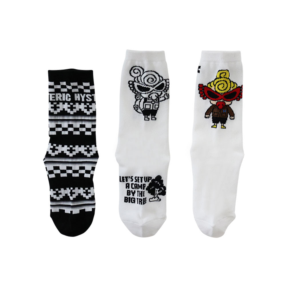 CAMP MINI 3P ソックス