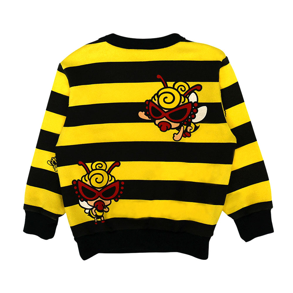 LITTLE BEE ボーダー 裏毛トレーナー