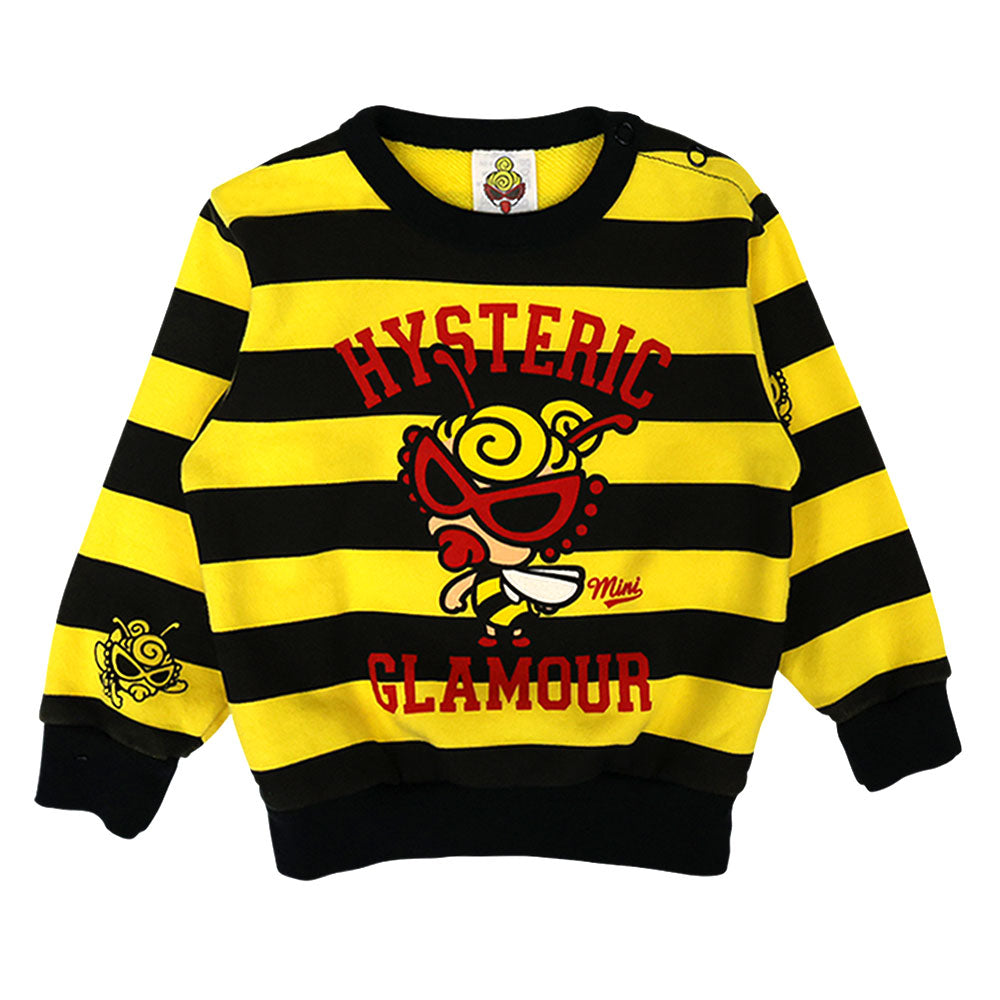 LITTLE BEE ボーダー 裏毛トレーナー