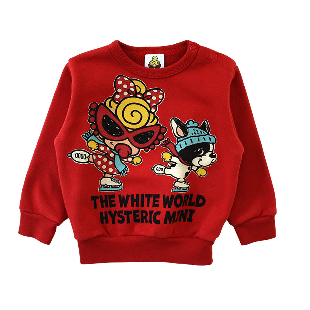 THE WHITE WORLD WITH J 裏毛トレーナー