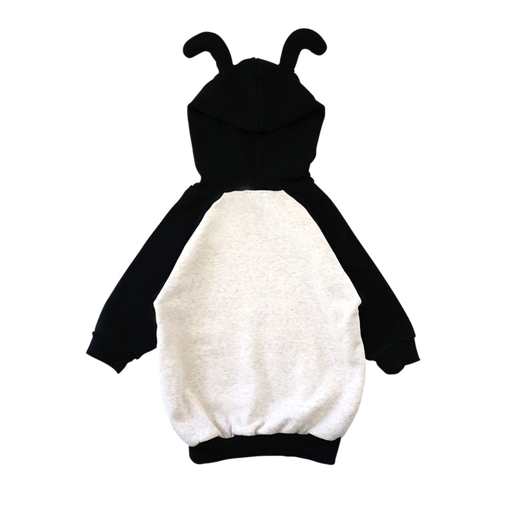 LITTLE BEE つの付き 裏毛パーカー