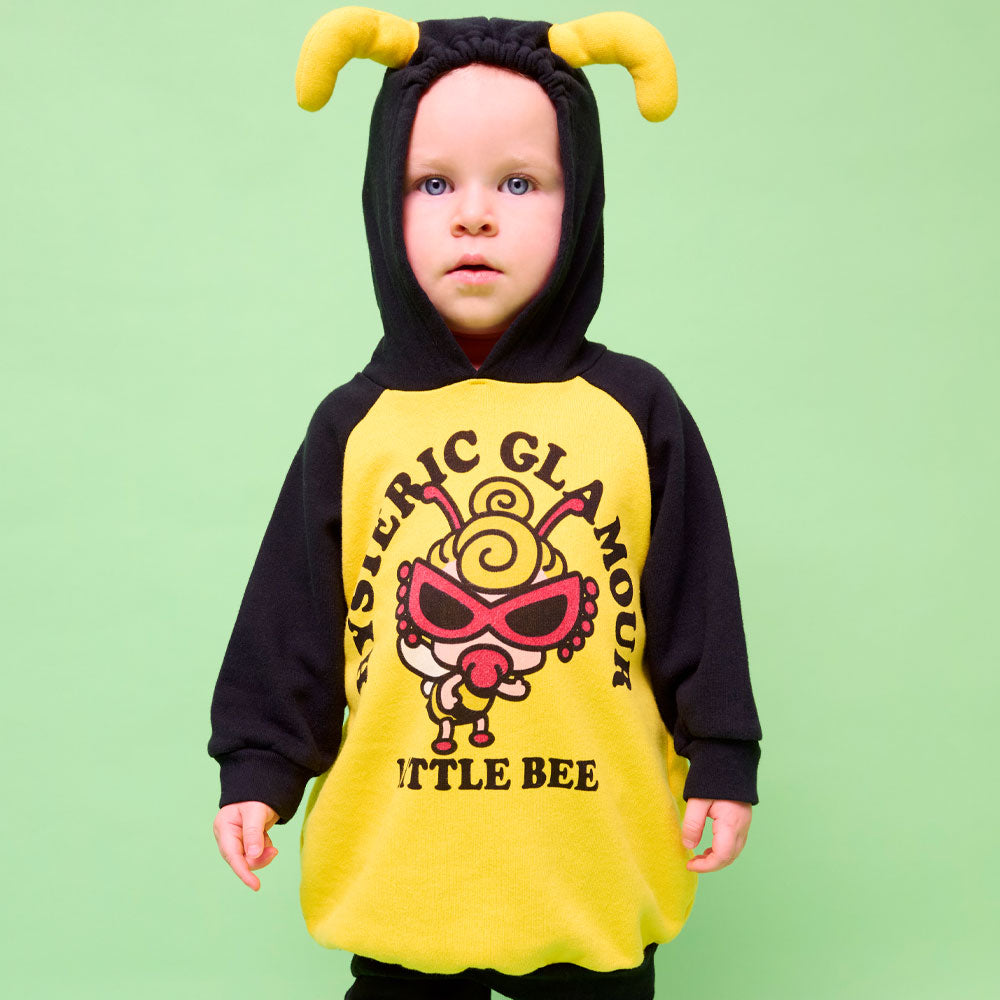 LITTLE BEE つの付き 裏毛パーカー