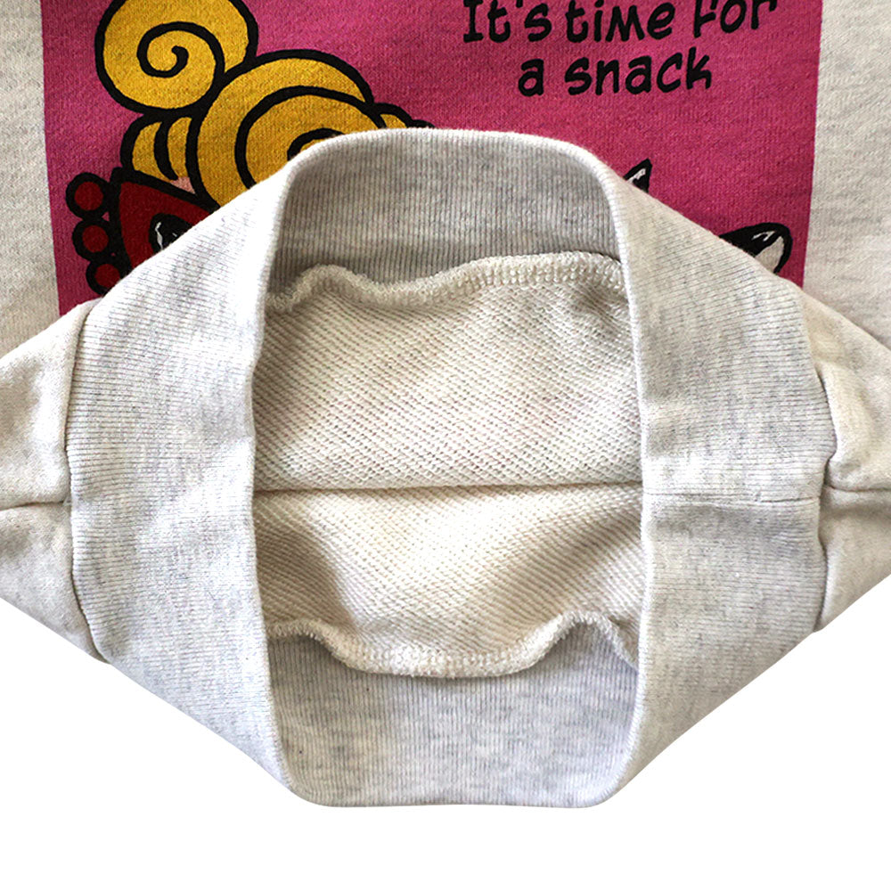 MINI&J SNACK TIME 裏毛トレーナー