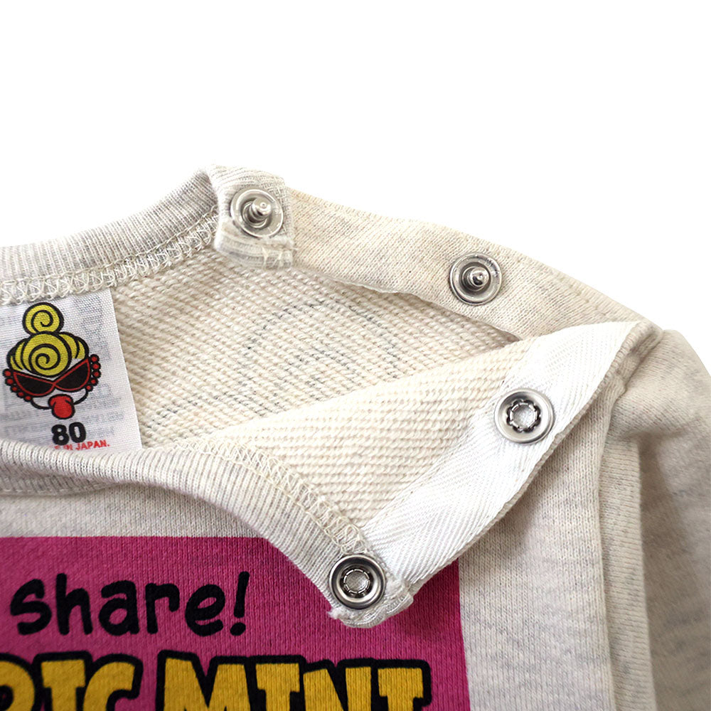 MINI&J SNACK TIME 裏毛トレーナー