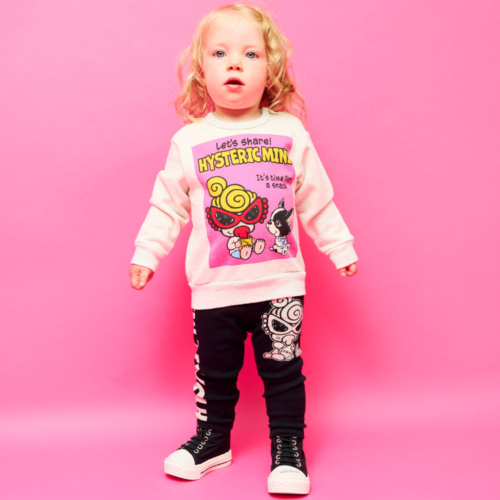 MINI&J SNACK TIME 裏毛トレーナー