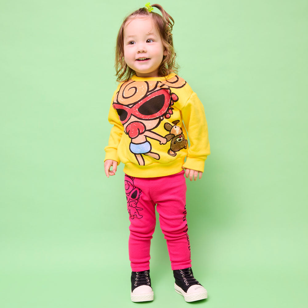 SELFISH BABY WITH BABY BEAR 裏毛トレーナー