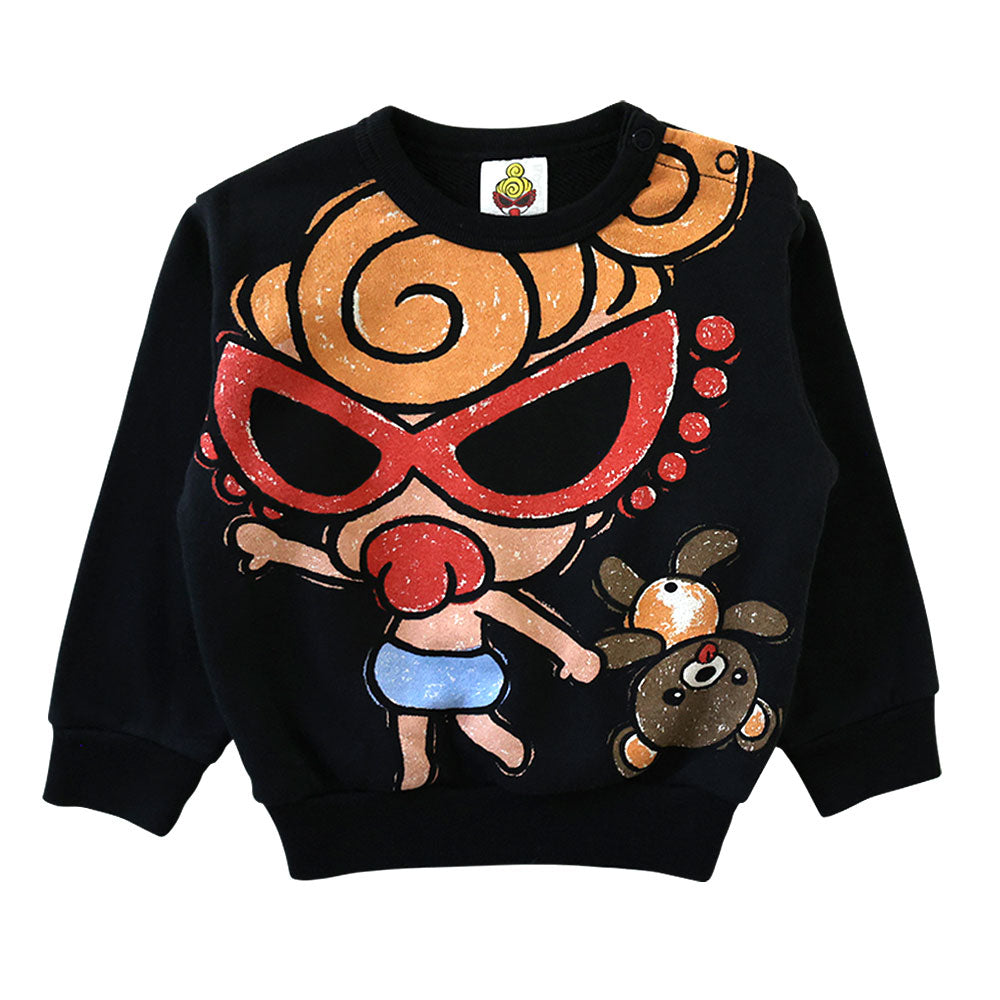 SELFISH BABY WITH BABY BEAR 裏毛トレーナー