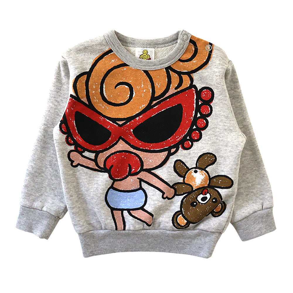 SELFISH BABY WITH BABY BEAR 裏毛トレーナー