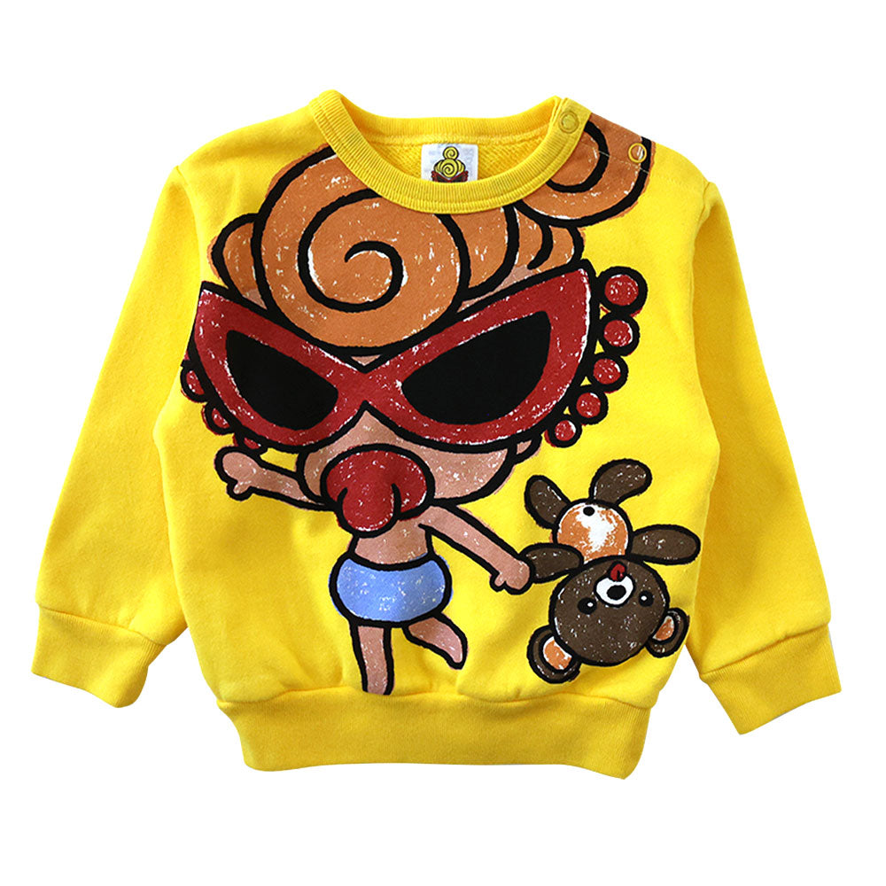 SELFISH BABY WITH BABY BEAR 裏毛トレーナー