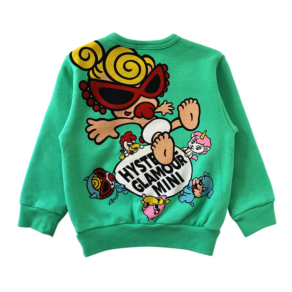 JUMP HIGH TO THE SKY 裏毛トレーナー