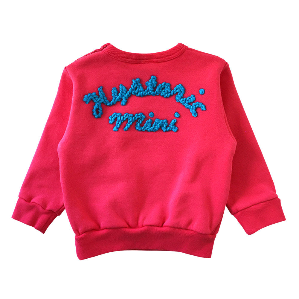 KNIT WITH MINI&BB 裏起毛トレーナー