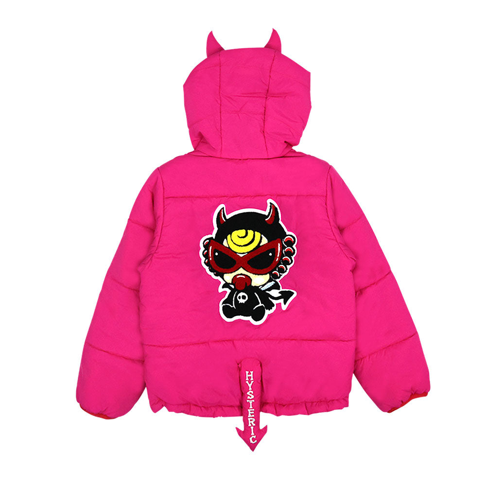HYSTERIC DEVILKIN ワンピース ピンク MY FIRST HYSTERIC DEVILKIN RV しっぽ付き アウター – Hystericmini