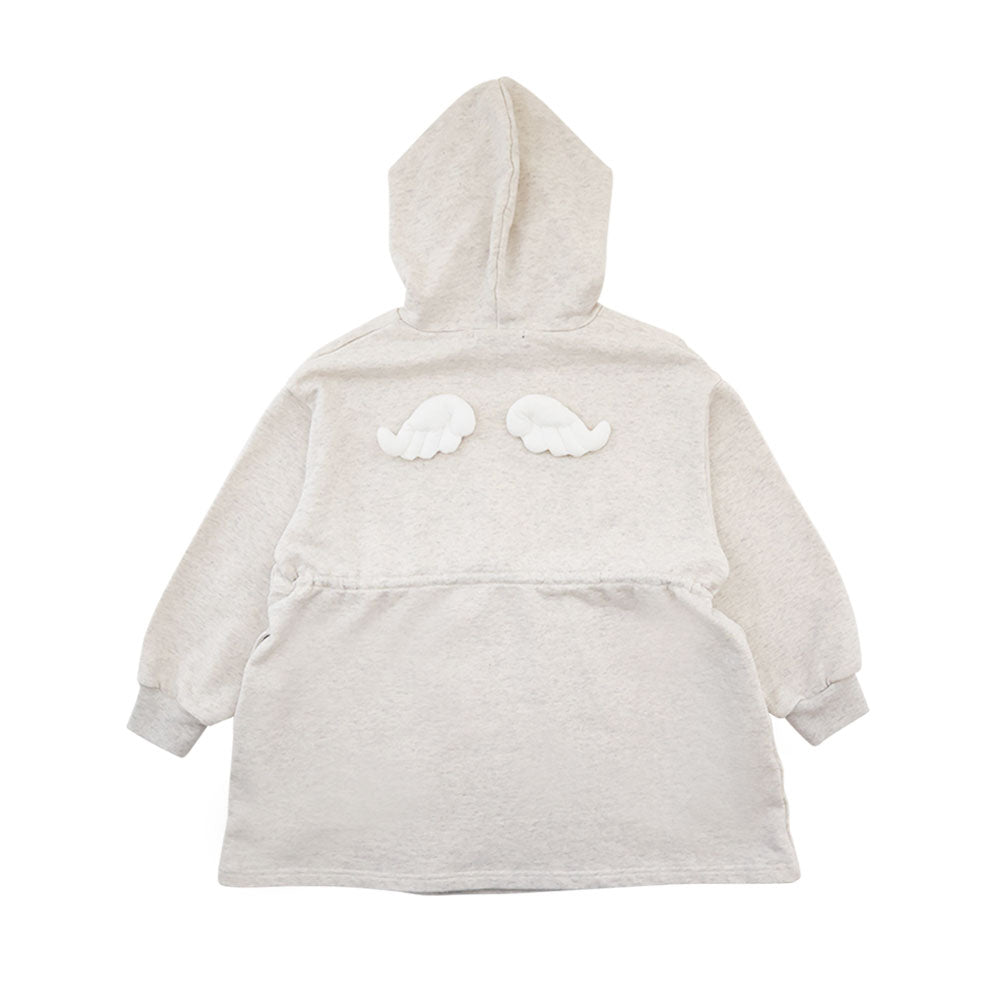 ANGEL MINI 羽付き 裏毛ワンピース