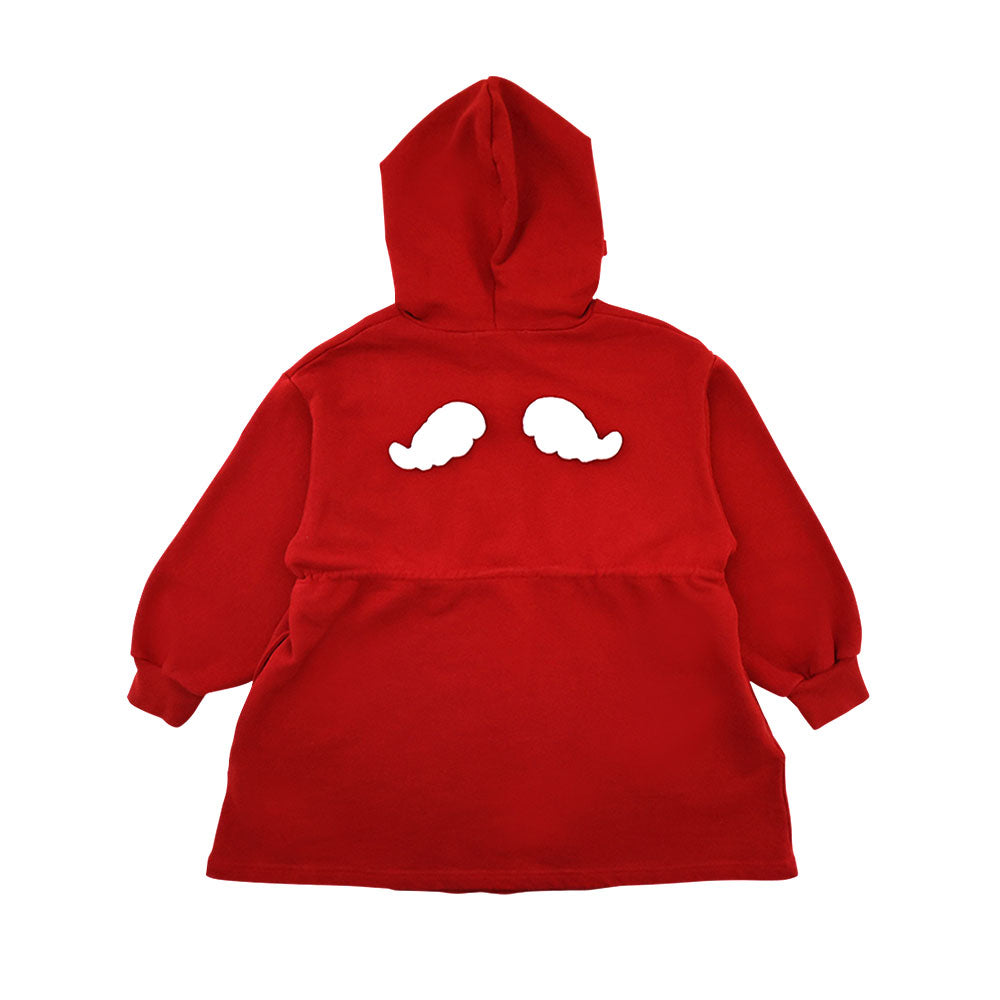 ANGEL MINI 羽付き 裏毛ワンピース